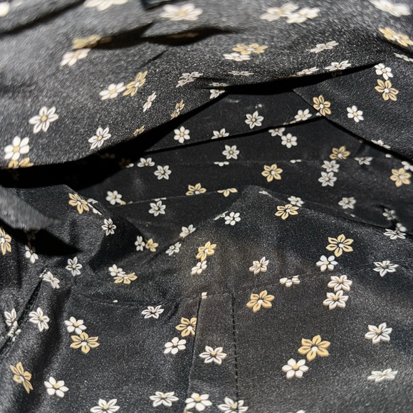 Vera Bradley Black Lightweight Black Quilted Microfiber Tote Bag Purse Zip - Picture 6 of 11